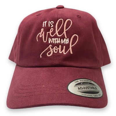 It Is Well With My Soul Embroidered Dad Hat